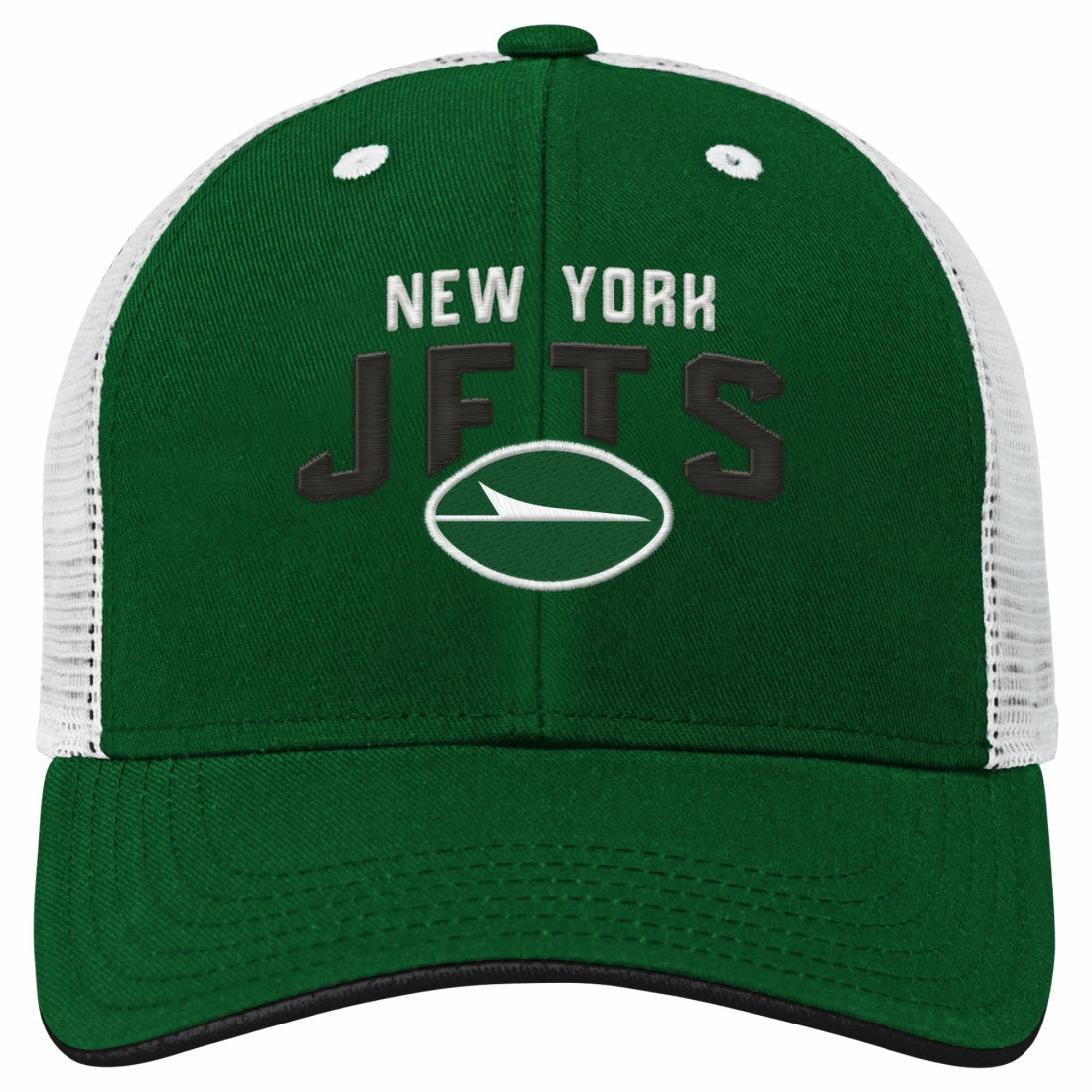 Youth Core Lockup Trucker Adjustable Hat - New York Jets Hats