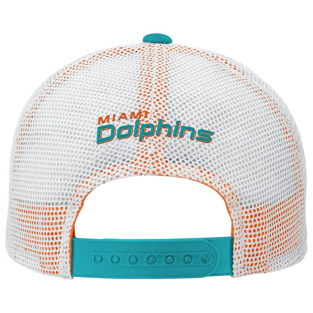 Youth Core Lockup Trucker Adjustable Hat - Miami Dolphins Hats