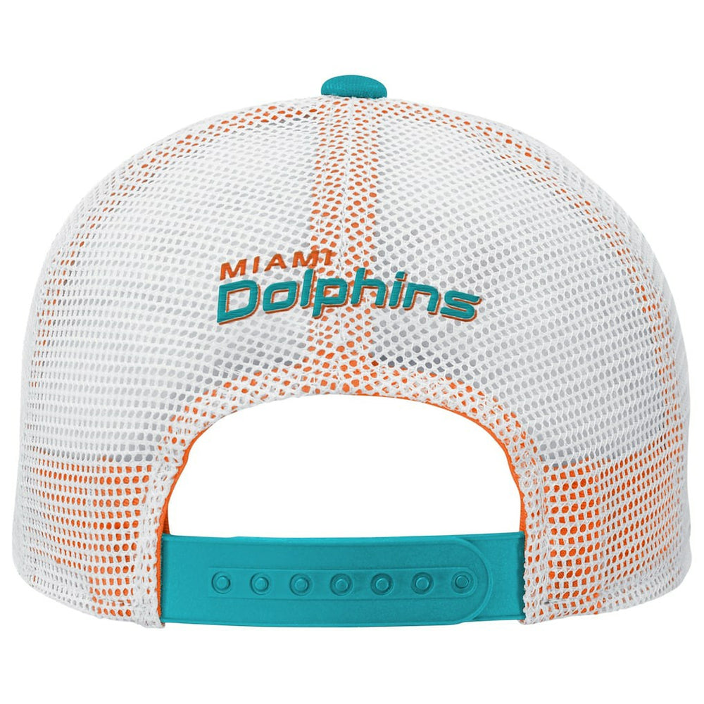 Youth Core Lockup Trucker Adjustable Hat - Miami Dolphins Hats