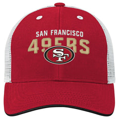 Youth Core Lockup Trucker Adjustable Hat - San Francisco 49ers Hats