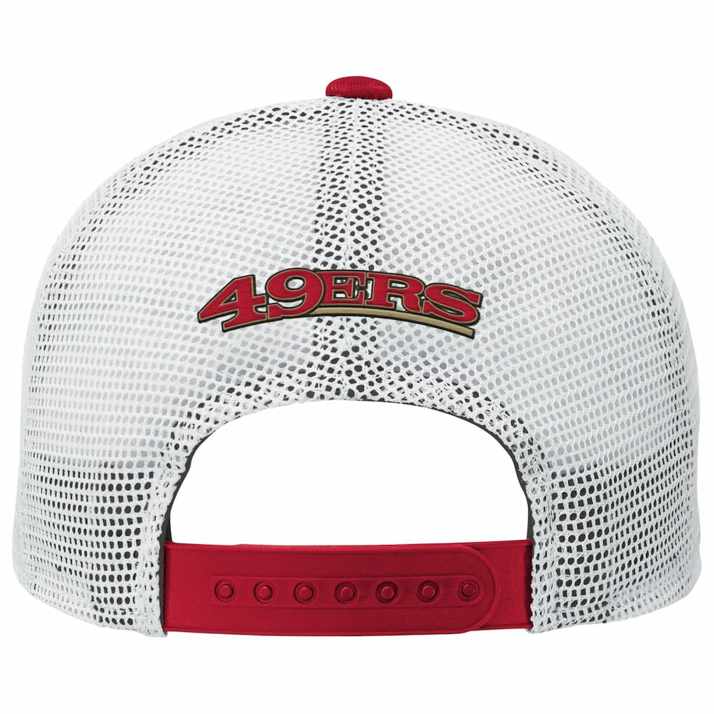 Youth Core Lockup Trucker Adjustable Hat - San Francisco 49ers Hats