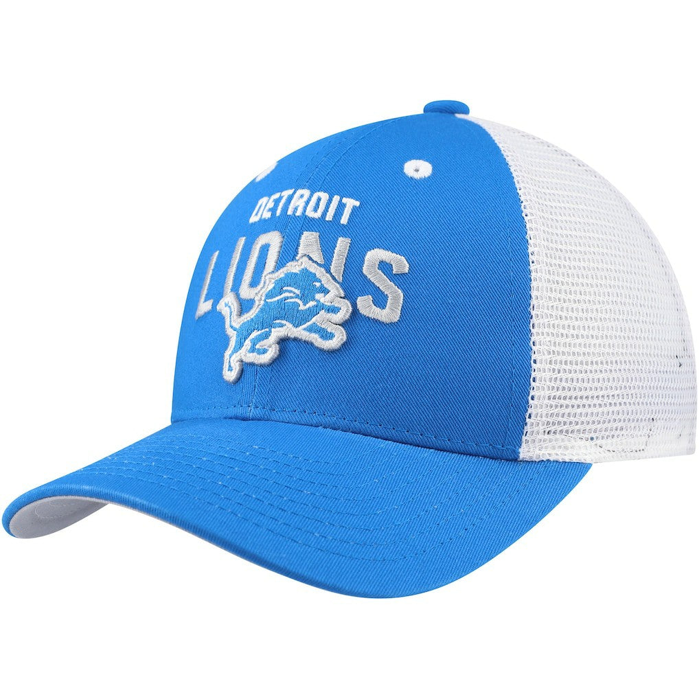 Youth Core Lockup Trucker Adjustable Hat - Detroit Lions Hats