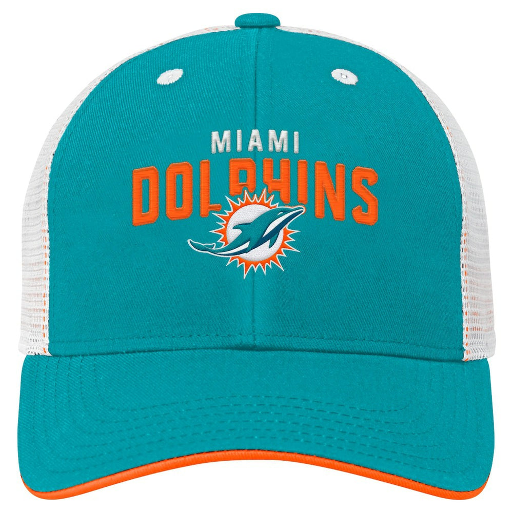 Preschool Core Lockup Trucker Adjustable hat - Miami Dolphins Hats