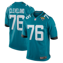 Ezra Cleveland  Game Jersey - Jacksonville Jaguars Jerseys