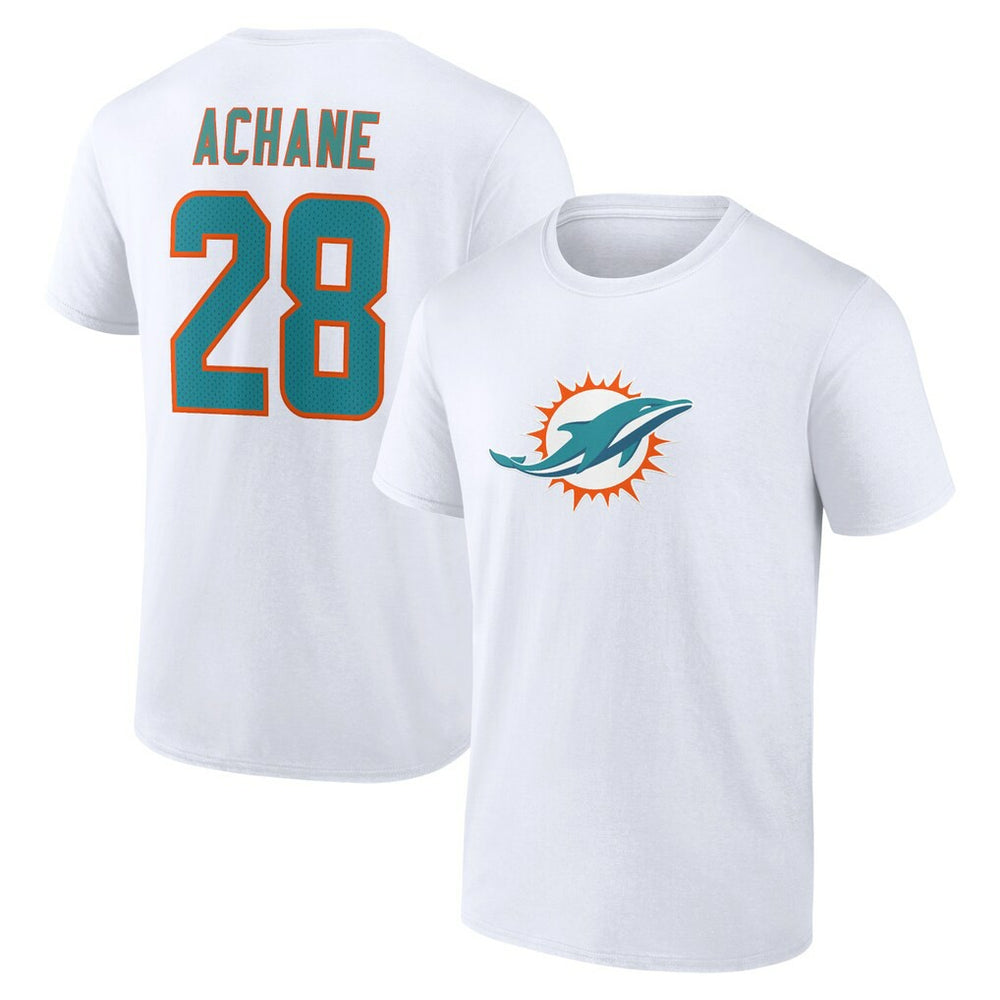 De’Von Achane  Icon Player Name & Number T-Shirt - Miami Dolphins T-shirts