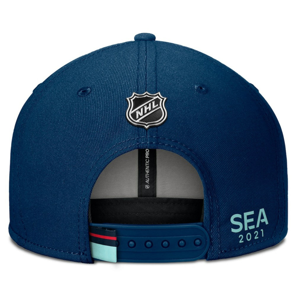 NHL Seattle Kraken Fanatics Authentic Pro Prime Snapback Hat