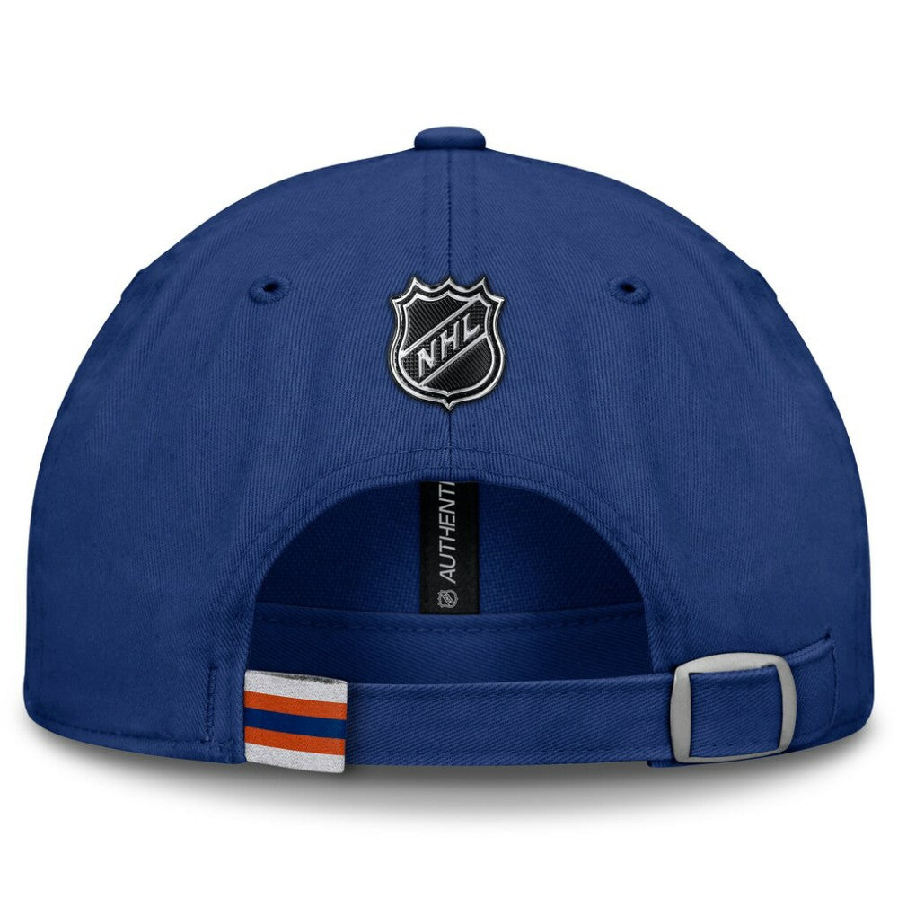NHL Edmonton Oilers Fanatics Authentic Pro Prime Adjustable Hat