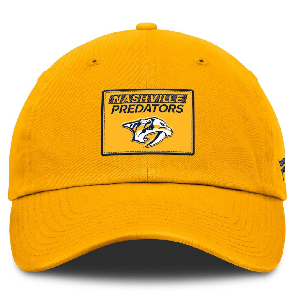 NHL Nashville Predators Fanatics Authentic Pro Prime Adjustable Hat