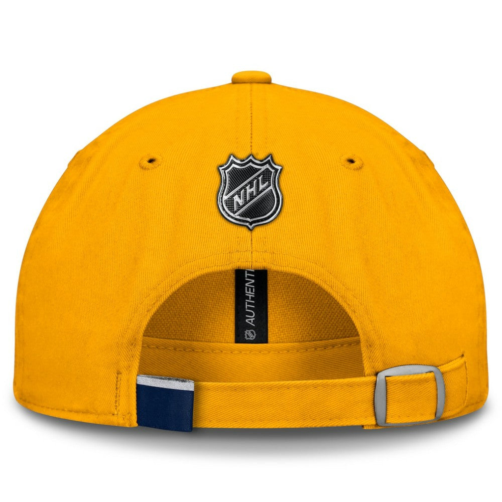 NHL Nashville Predators Fanatics Authentic Pro Prime Adjustable Hat