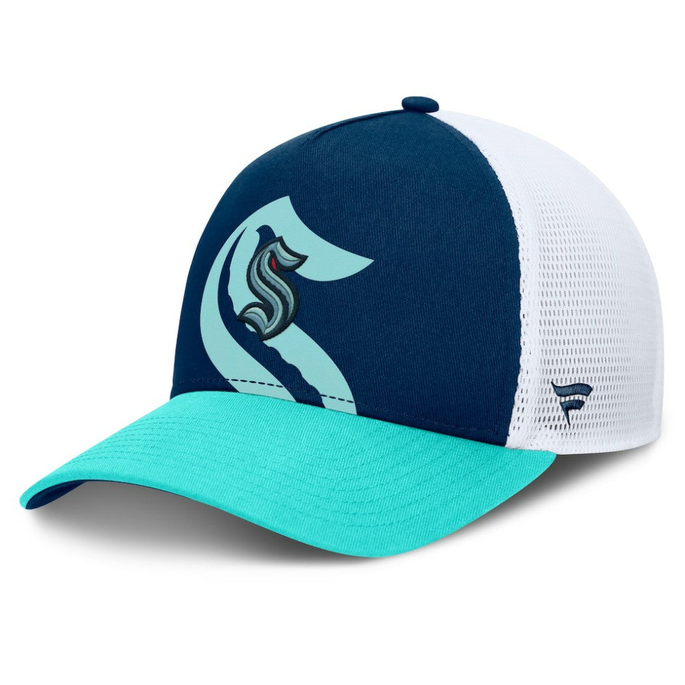NHL Seattle Kraken Fanatics Authentic Pro A-Frame Rink Adjustable Hat