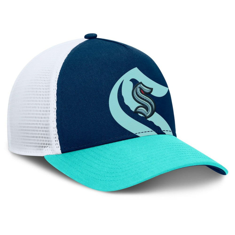 NHL Seattle Kraken Fanatics Authentic Pro A-Frame Rink Adjustable Hat