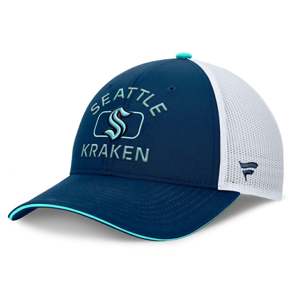 NHL Seattle Kraken Fanatics Authentic Pro Rink Trucker Hat