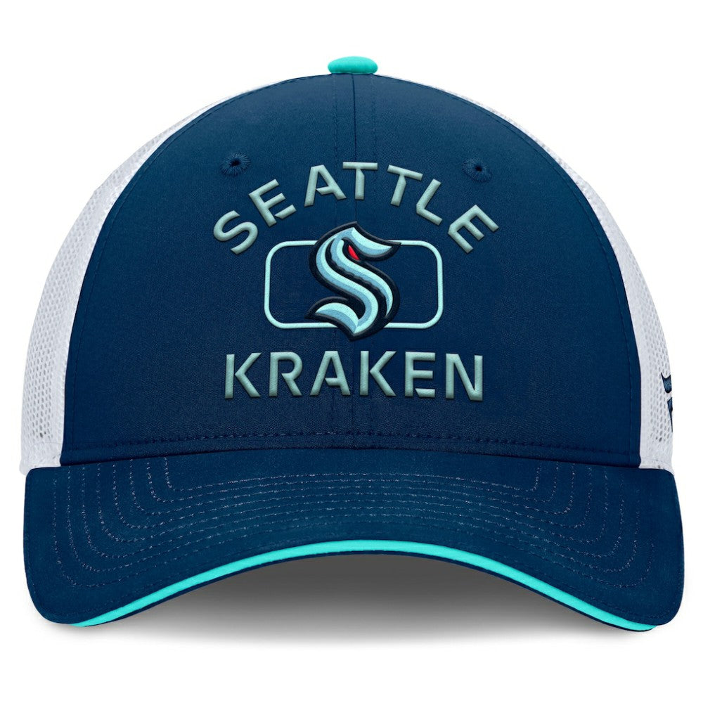 NHL Seattle Kraken Fanatics Authentic Pro Rink Trucker Hat
