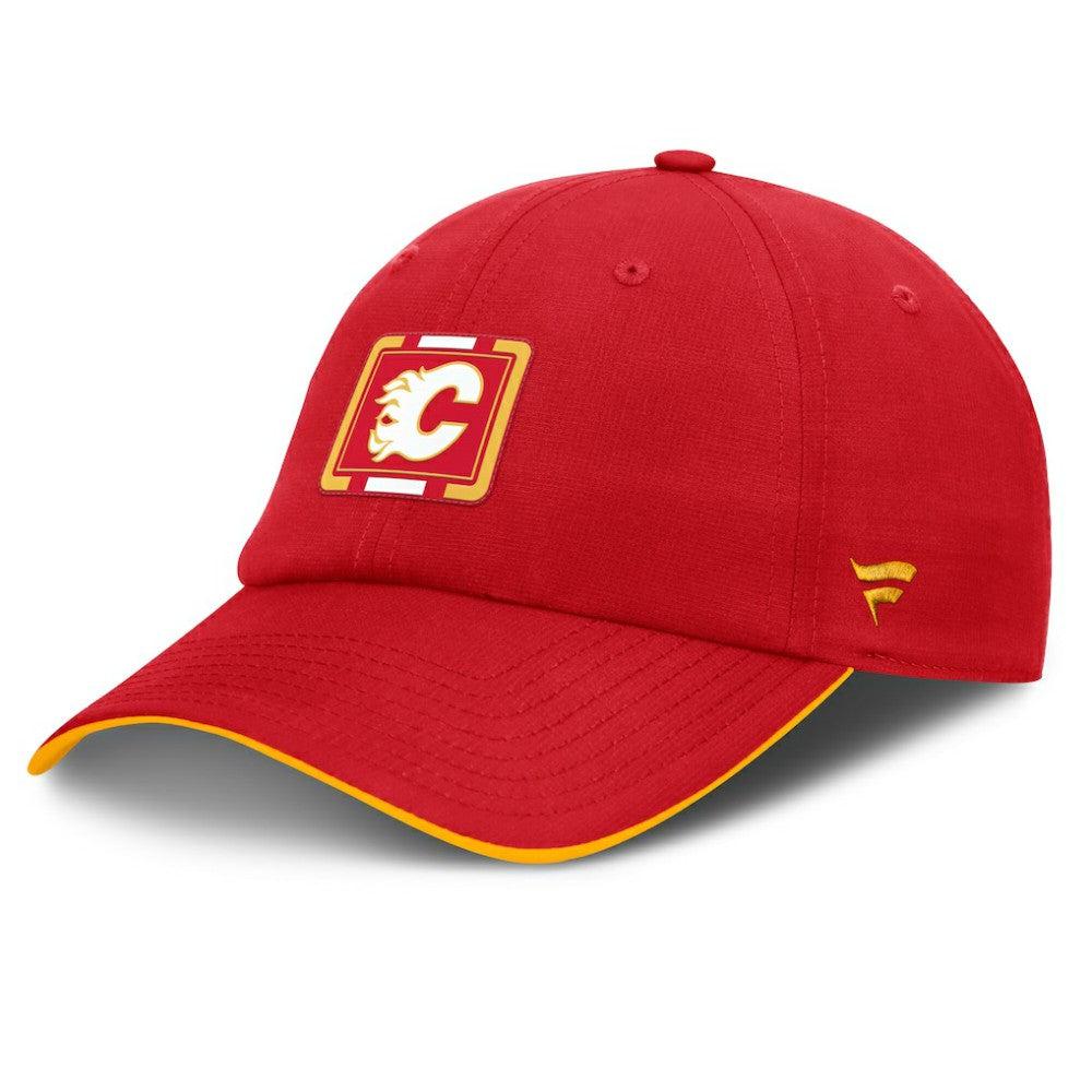 NHL Calgary Flames Fanatics Authentic Pro Ripstop Adjustable Hat