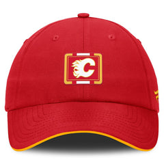 NHL Calgary Flames Fanatics Authentic Pro Ripstop Adjustable Hat