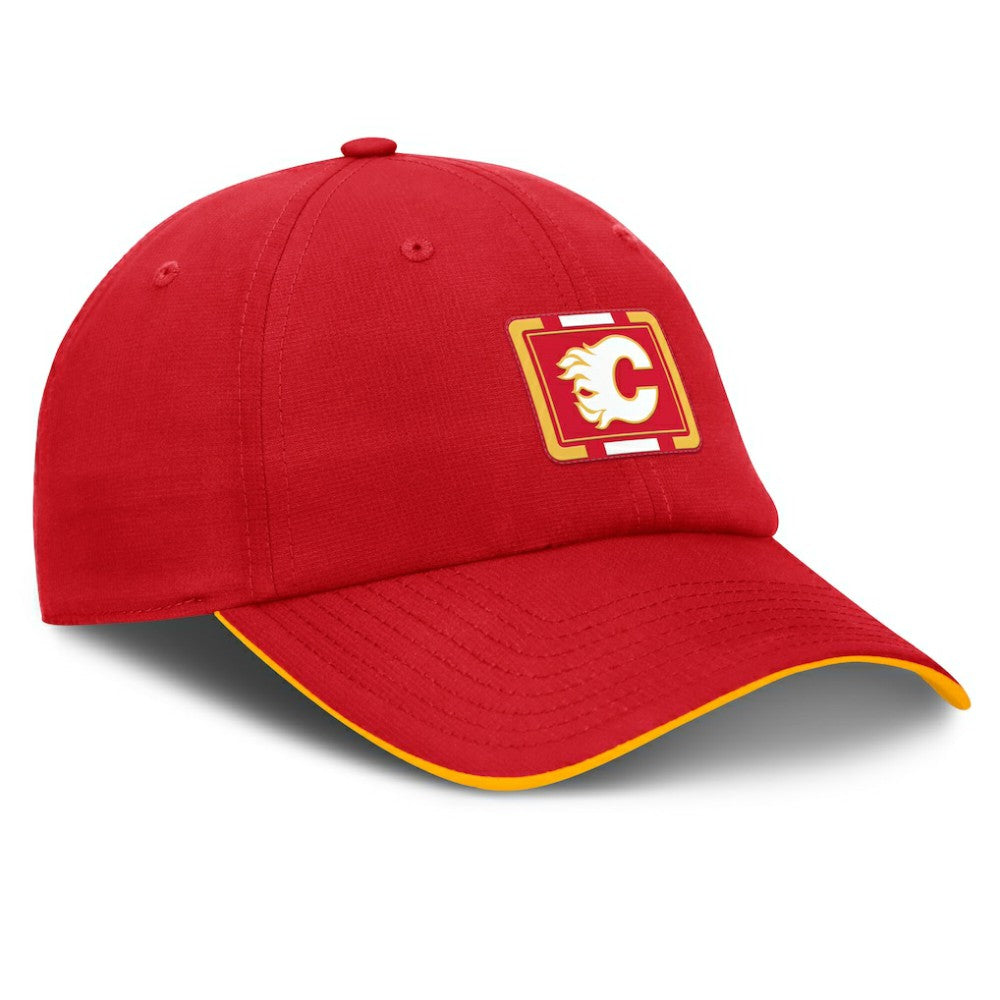 NHL Calgary Flames Fanatics Authentic Pro Ripstop Adjustable Hat