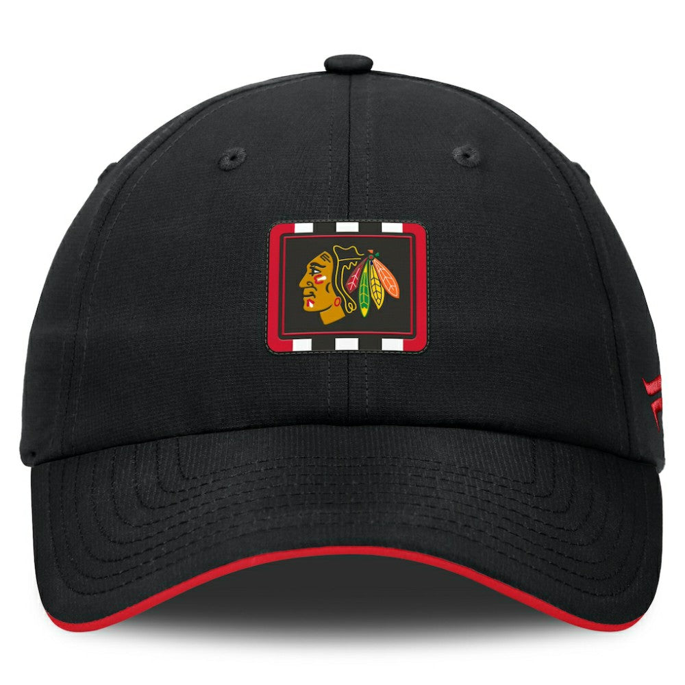 NHL Chicago Blackhawks Fanatics Authentic Pro Ripstop Adjustable Hat
