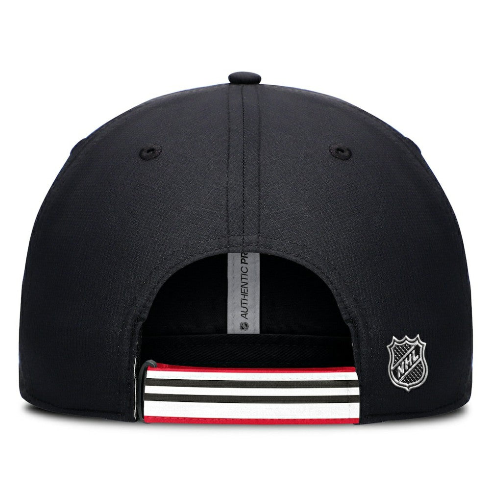 NHL Chicago Blackhawks Fanatics Authentic Pro Ripstop Adjustable Hat