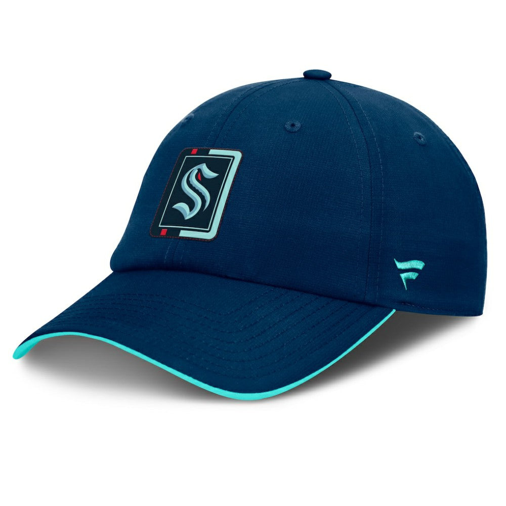 NHL Seattle Kraken Fanatics Authentic Pro Ripstop Adjustable Hat