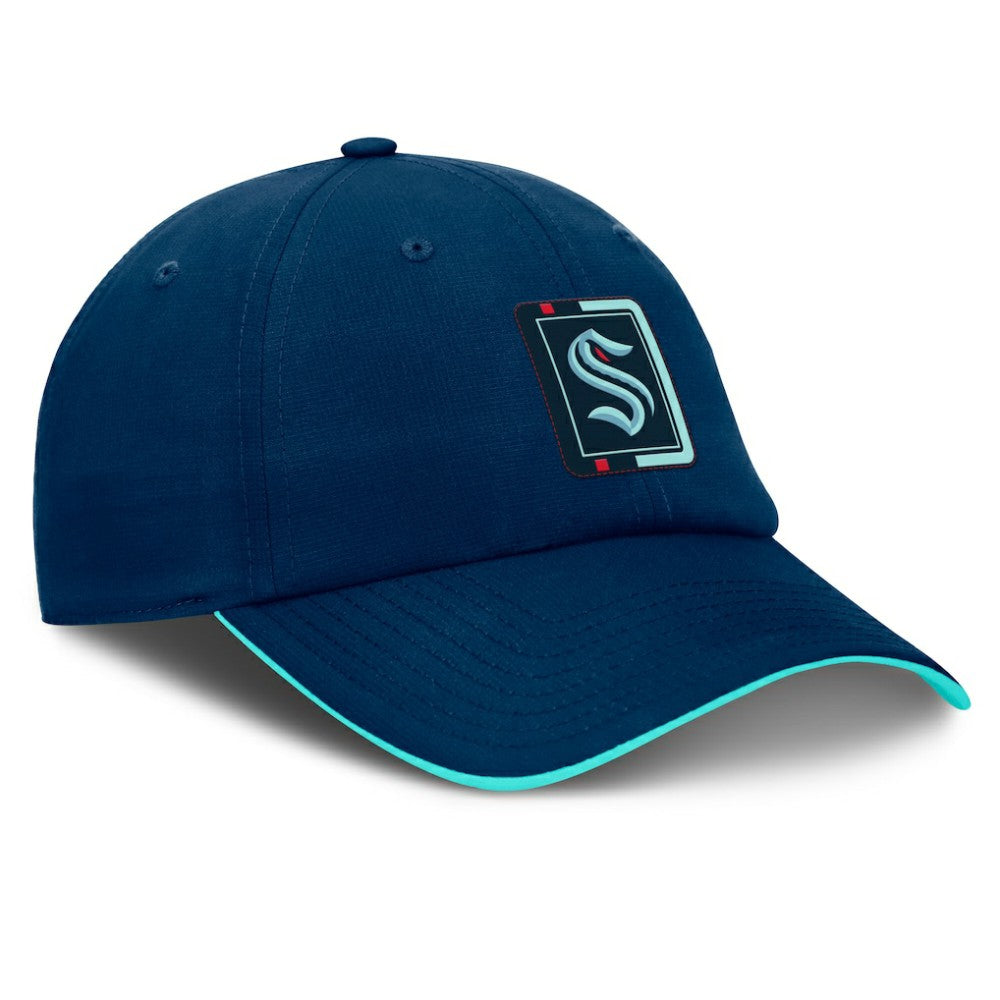 NHL Seattle Kraken Fanatics Authentic Pro Ripstop Adjustable Hat