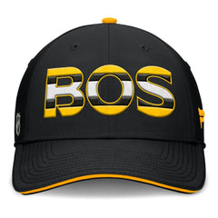 NHL Boston Bruins Fanatics Authentic Pro Rink Team Code Flex Hat