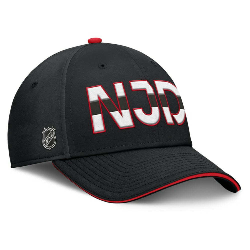 NHL New Jersey Devils Fanatics Authentic Pro Rink Team Code Flex Hat