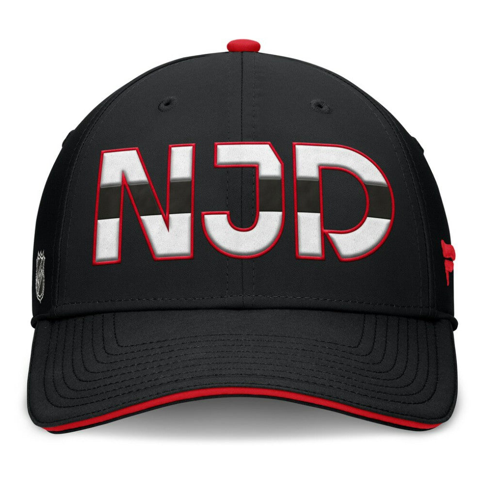 NHL New Jersey Devils Fanatics Authentic Pro Rink Team Code Flex Hat