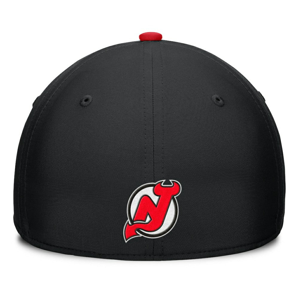 NHL New Jersey Devils Fanatics Authentic Pro Rink Team Code Flex Hat