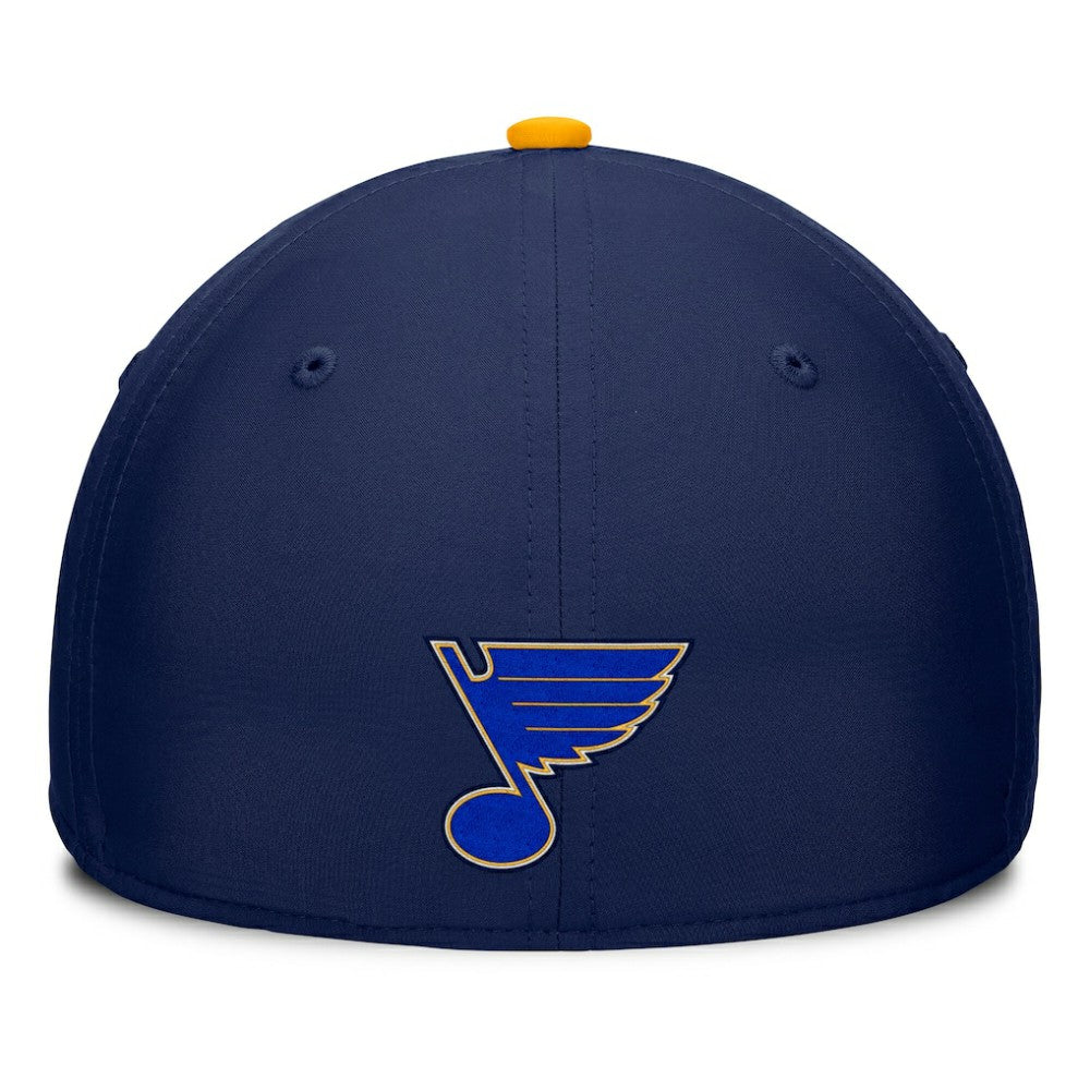 NHL St. Louis Blues Fanatics Authentic Pro Rink Team Code Flex Hat