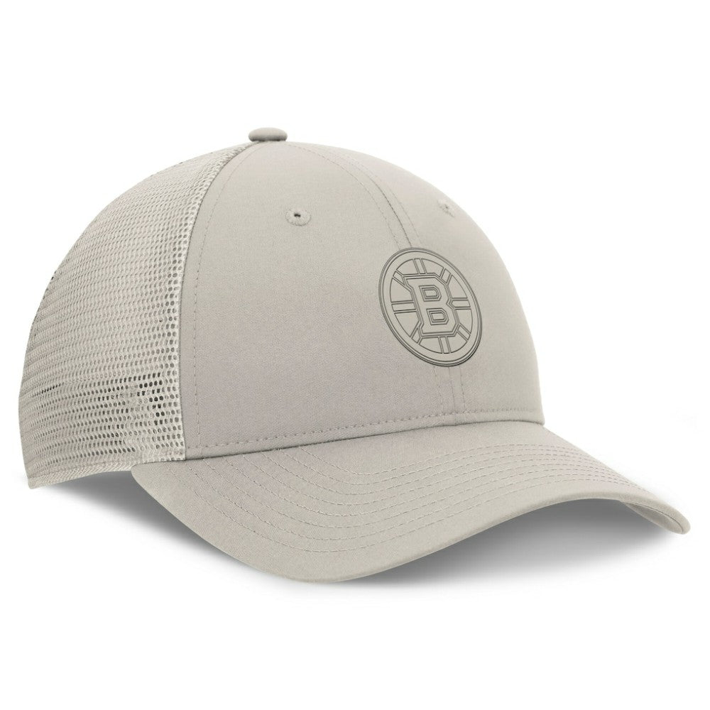 NHL Boston Bruins Fanatics Women's Authentic Pro Road Trucker Adjustable Hat
