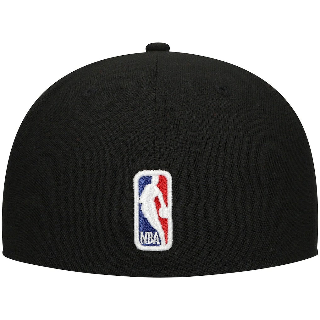 New Era Philadelphia 76ers Blackout Shadow Logo 59FIFTY Fitted Hat
