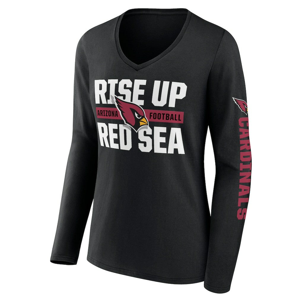 Hometown Sweep Long Sleeve V-Neck T-Shirt - Arizona Cardinals T-shirts