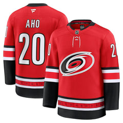 NHL Sebastian Aho Carolina Hurricanes Fanatics Alternate Premium Jersey