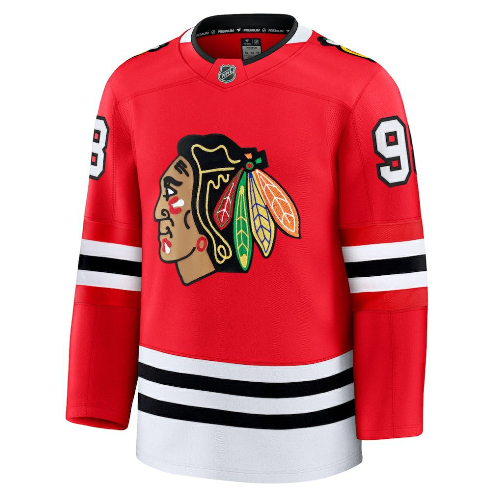 NHL Connor Bedard Chicago Blackhawks Fanatics Home Premium Jersey