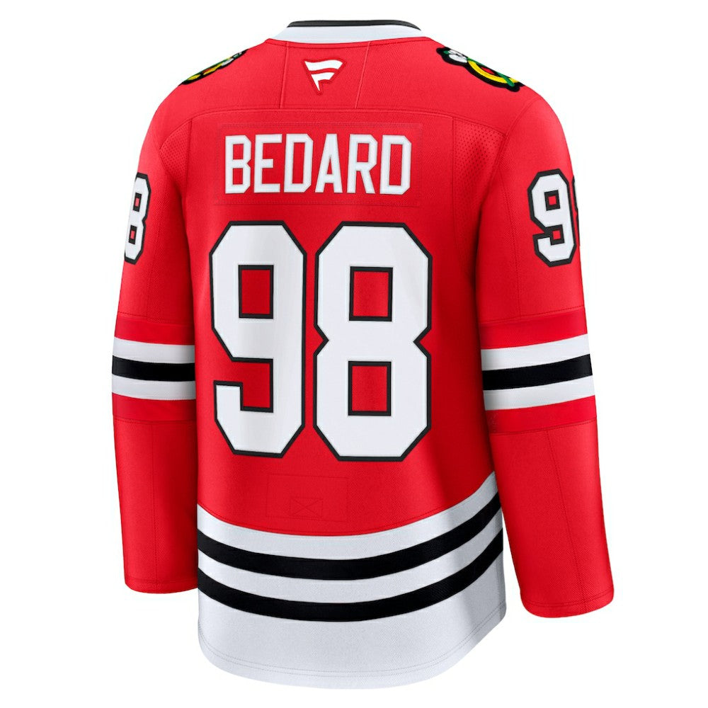 NHL Connor Bedard Chicago Blackhawks Fanatics Home Premium Jersey