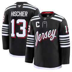 NHL Nico Hischier New Jersey Devils Fanatics Alternate Premium Jersey