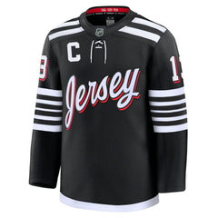 NHL Nico Hischier New Jersey Devils Fanatics Alternate Premium Jersey
