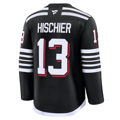 NHL Nico Hischier New Jersey Devils Fanatics Alternate Premium Jersey