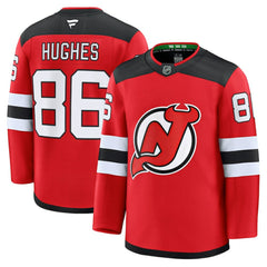NHL Jack Hughes New Jersey Devils Fanatics Home Premium Jersey