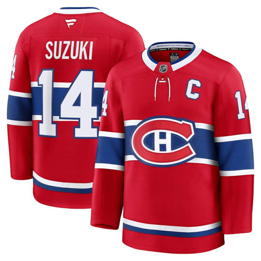NHL Nick Suzuki Montreal Canadiens Fanatics Home Premium Jersey