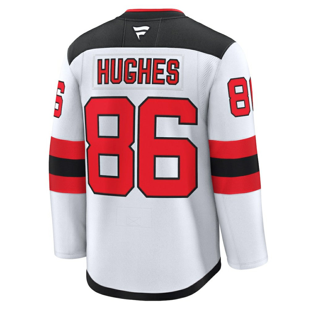 NHL Jack Hughes New Jersey Devils Fanatics Away Premium Jersey