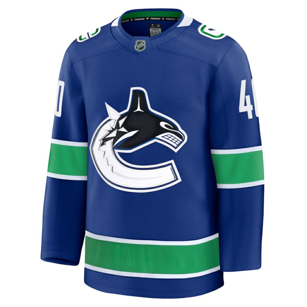 NHL Elias Pettersson Vancouver Canucks Fanatics Home Premium Jersey