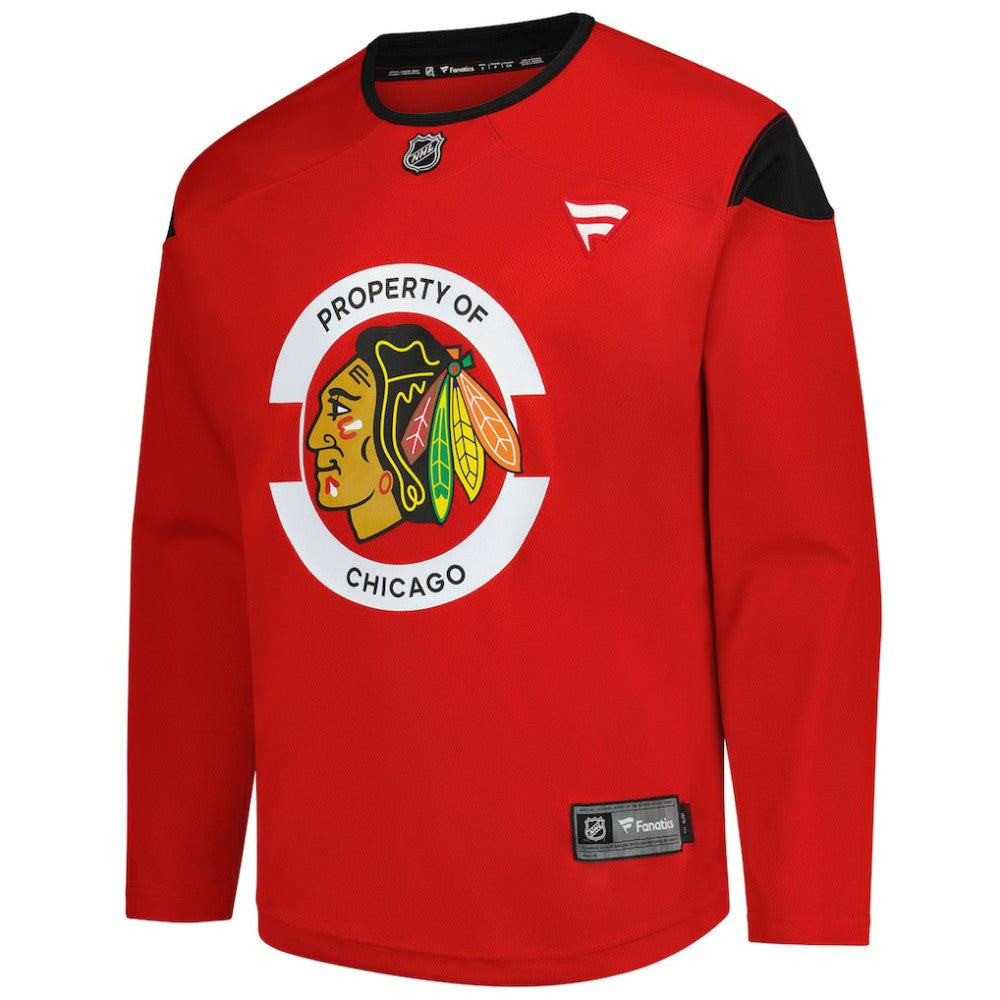 NHL Chicago Blackhawks Fanatics Practice Jersey