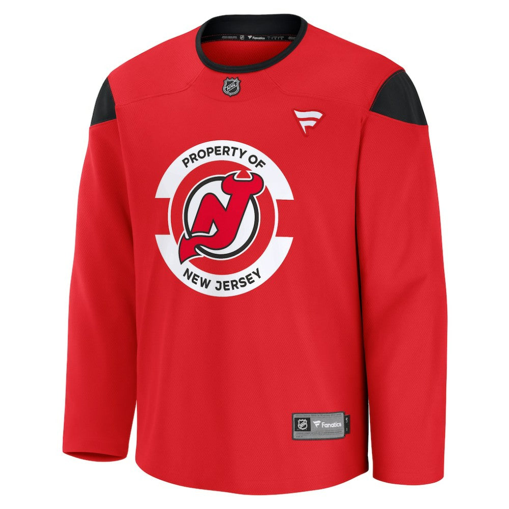 NHL New Jersey Devils Fanatics Practice Jersey