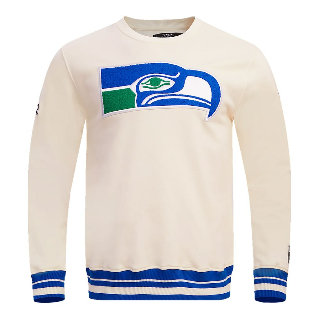 Pro Standard Retro Classics Fleece Pullover Sweatshirt - Seattle Seahawks Pullover
