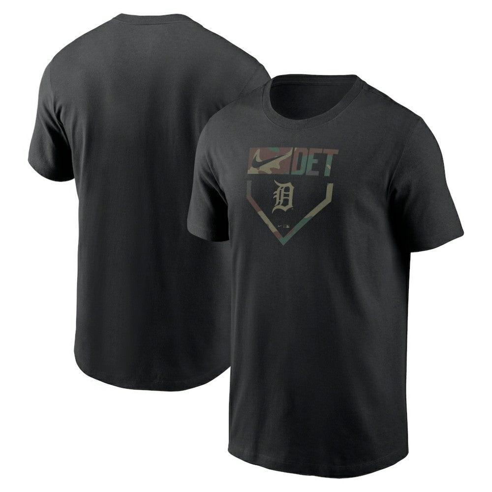 Black Detroit Tigers Nike Camo T-Shirt