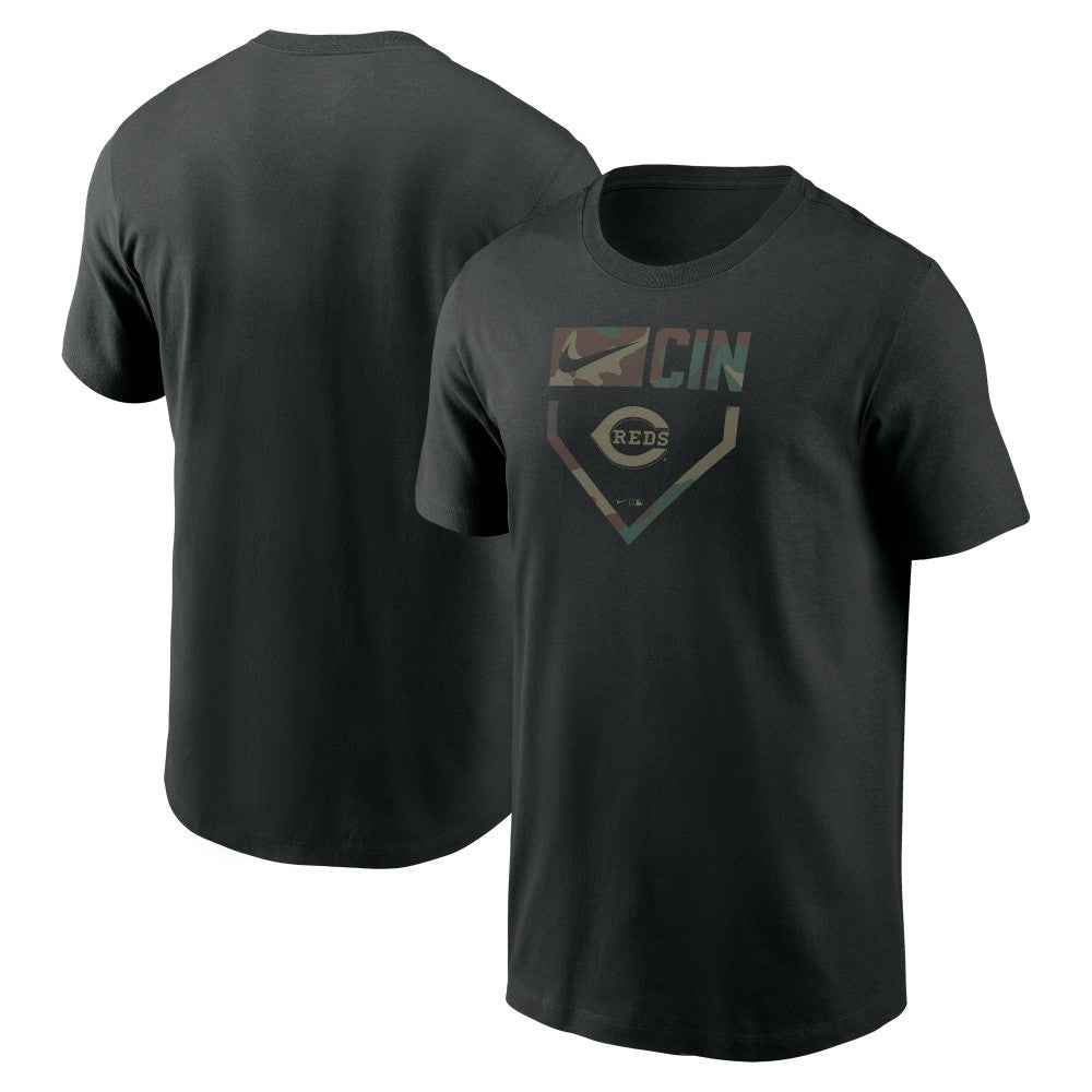 Black Cincinnati Reds Nike Camo T-Shirt