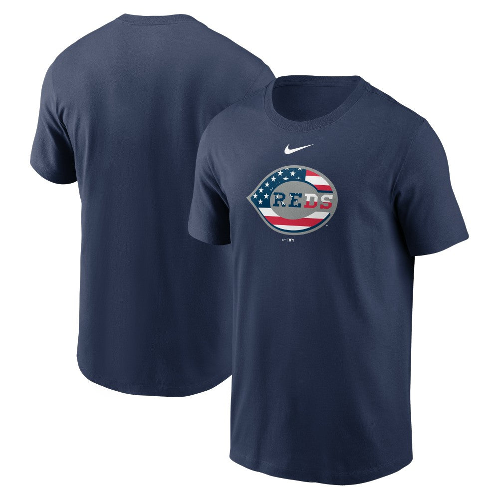 Navy Cincinnati Reds Nike Americana T-Shirt
