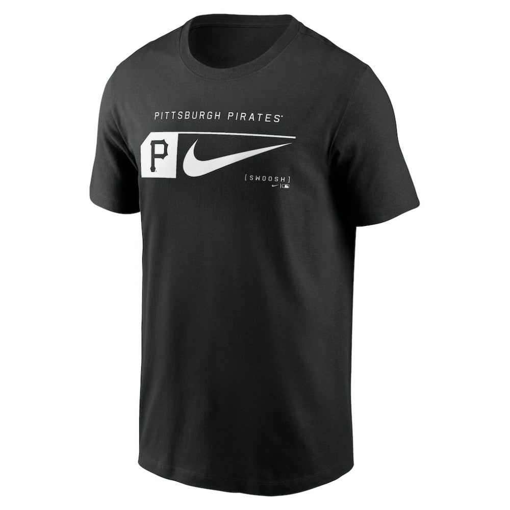 Black Pittsburgh Pirates Nike Fashion Graphic Swoosh T-Shirt