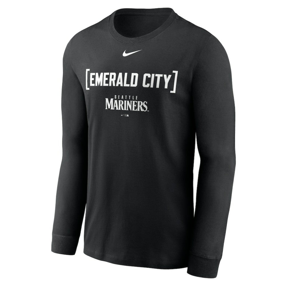 Black Seattle Mariners Nike Local Nickname Long Sleeve T-Shirt